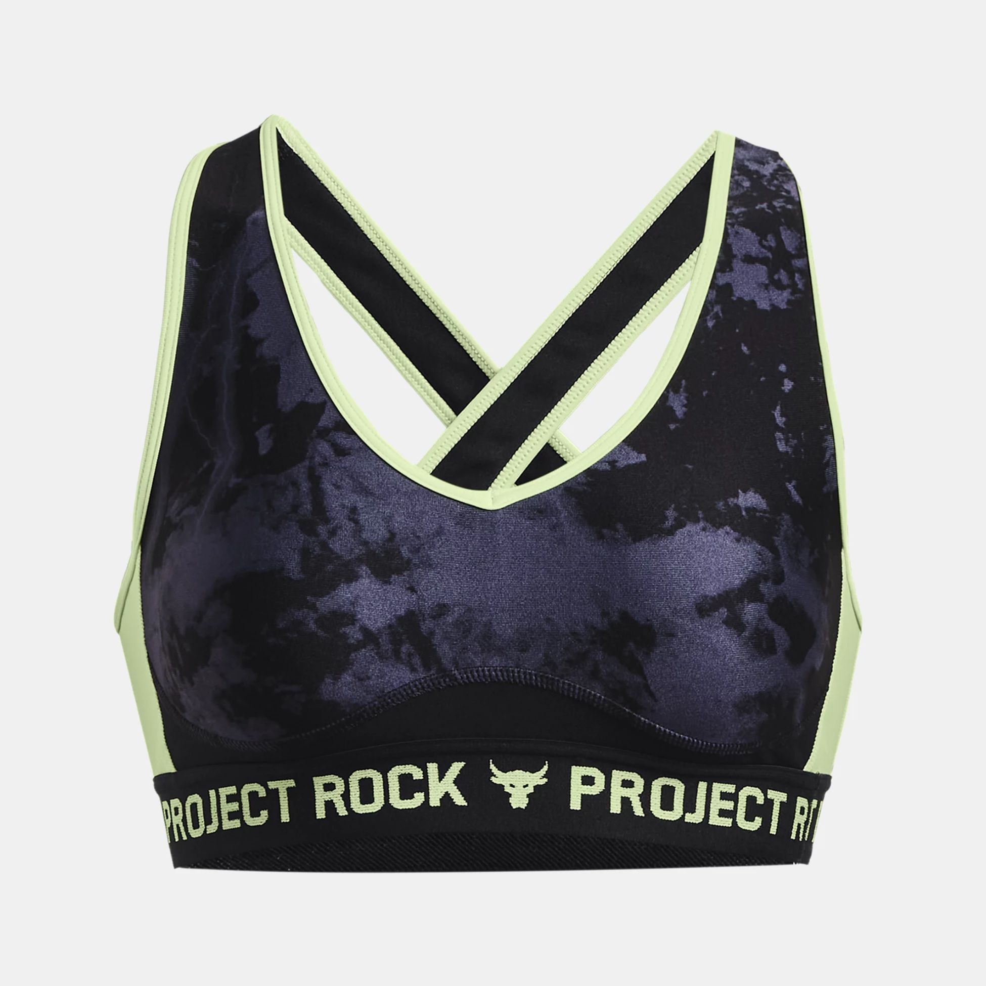 Sports Bras & Bras -  under armour Project Rock Crossback Printed Sports Bra